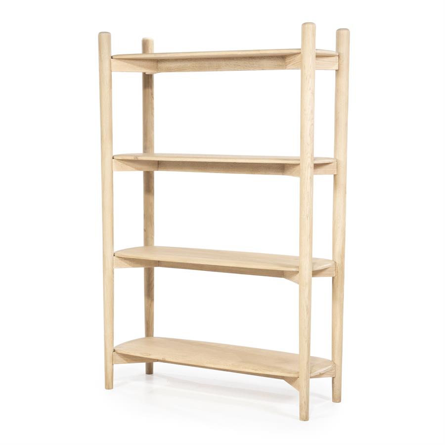 Wandkast Selbu Eikenhout 110 x 170 cm - Naturel - Afbeelding 11