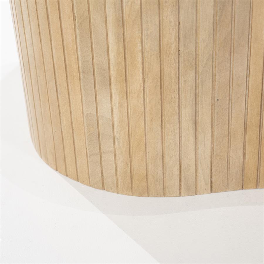 Salontafel Kira Large Mangohout en Marmer - Afbeelding 13