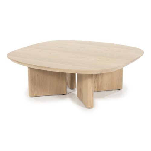 Salontafel Stef 80 x 80 cm - Naturel - Afbeelding 12