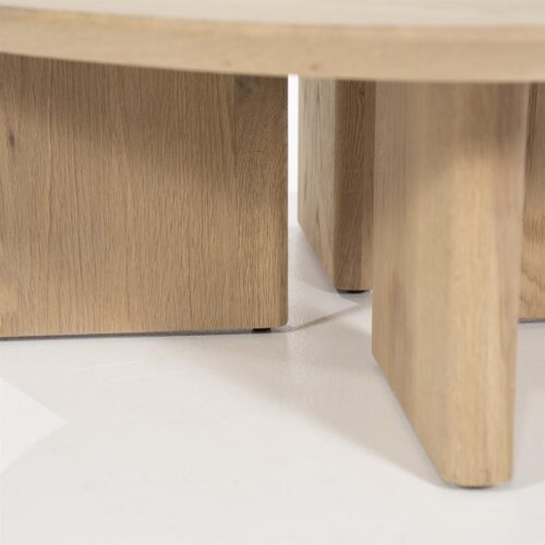 Salontafel Stef 80 x 80 cm - Naturel - Afbeelding 16