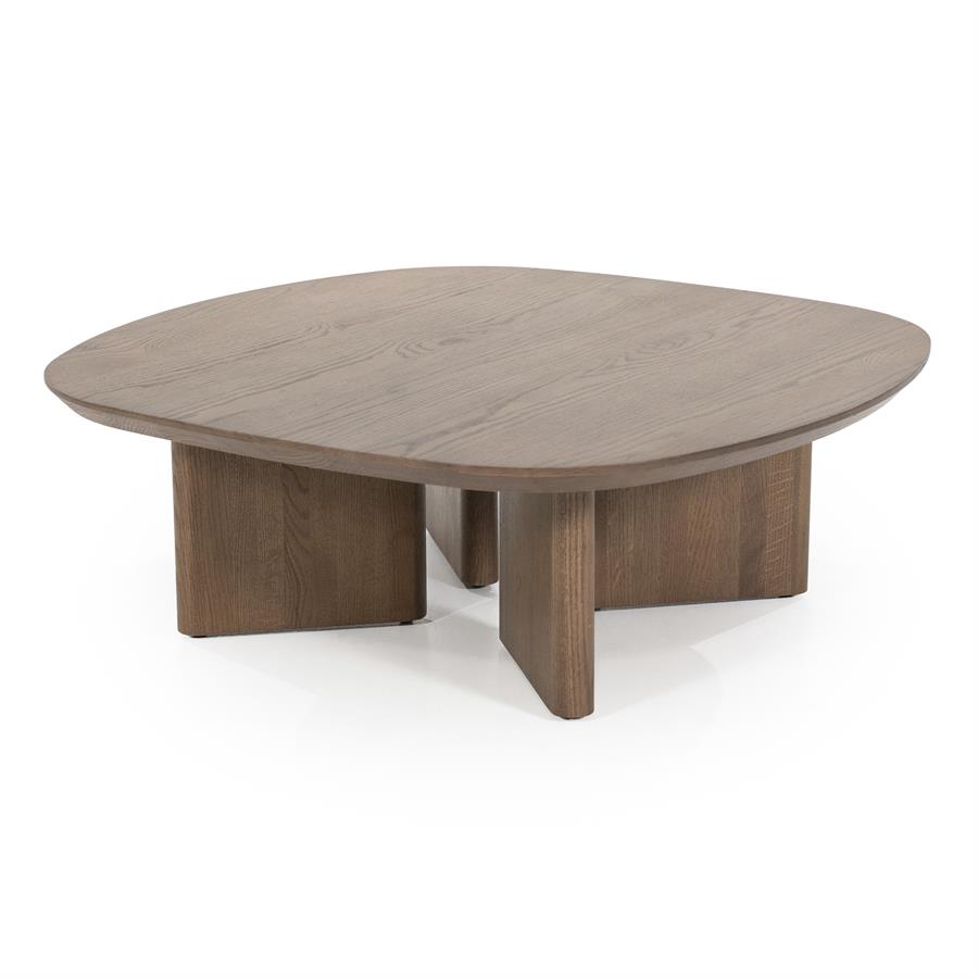 Salontafel Stef 80 x 80 cm - Bruin - Afbeelding 11