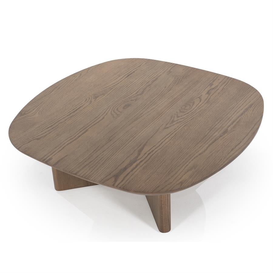 Salontafel Stef 80 x 80 cm - Bruin - Afbeelding 12