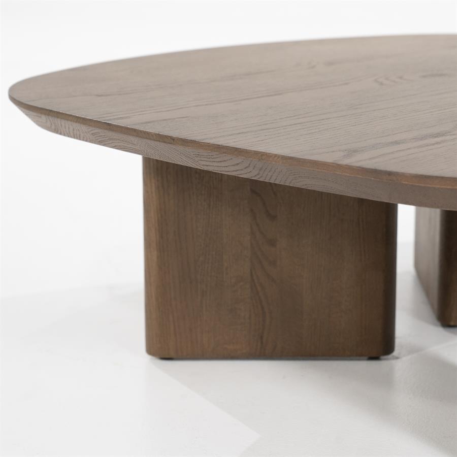 Salontafel Stef 80 x 80 cm - Bruin - Afbeelding 13