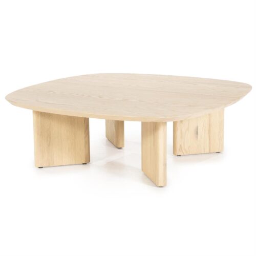 Salontafel Stef 100 x 100 cm - Naturel - Afbeelding 18