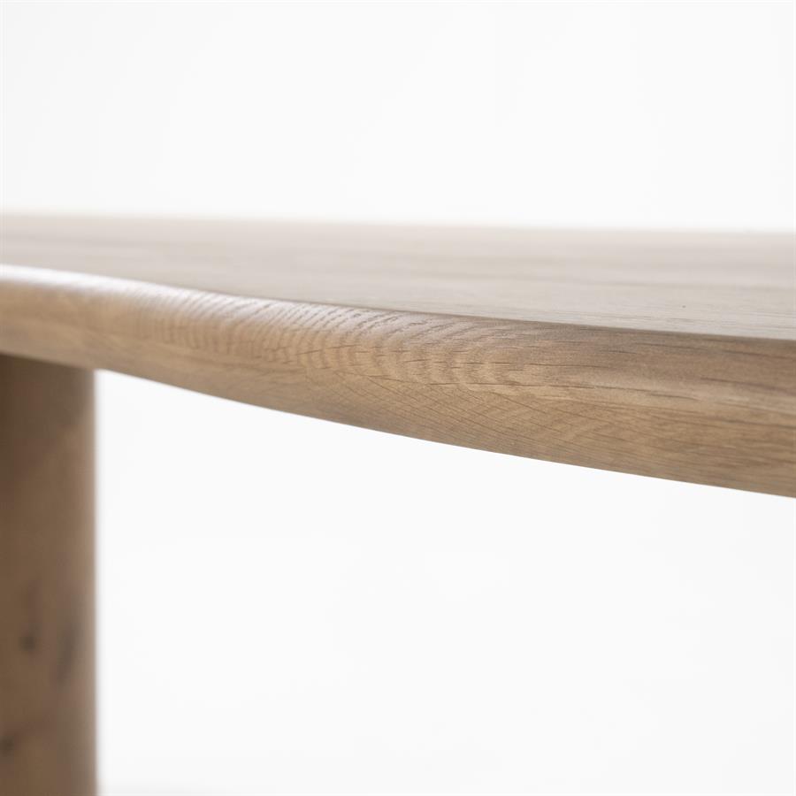 Organische Eettafel Josh 250 x 110 cm- kleur Bruin - Afbeelding 17