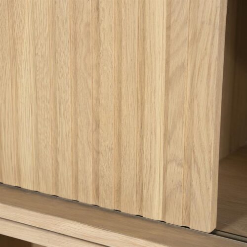 Boekenkast Milo Eikenhout en Eiken fineer 180 x 173 cm - Naturel - Afbeelding 19
