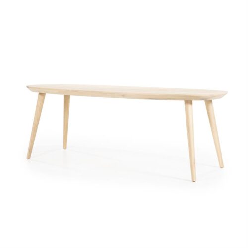 Deens Ovale Eettafel Elijah 220 x 100cm - kleur Naturel - Afbeelding 10