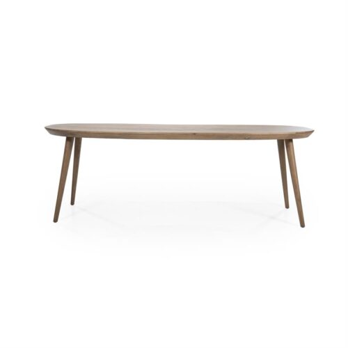 Deens Ovale Eettafel Elijah 260 x 100cm - kleur Bruin - Afbeelding 14