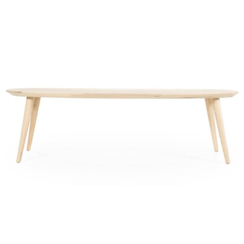 Deens Ovale Eettafel Elijah 300 x 100cm - kleur Naturel - Afbeelding 7