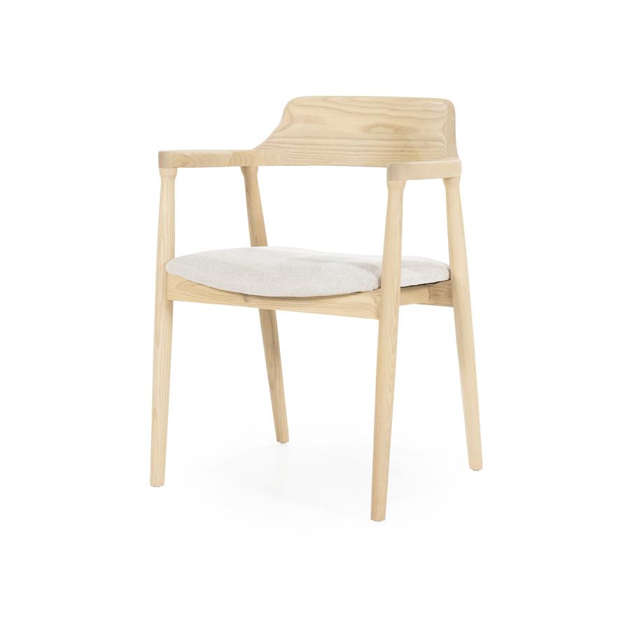 Eetkamerstoel Yorick - Naturel - Afbeelding 12