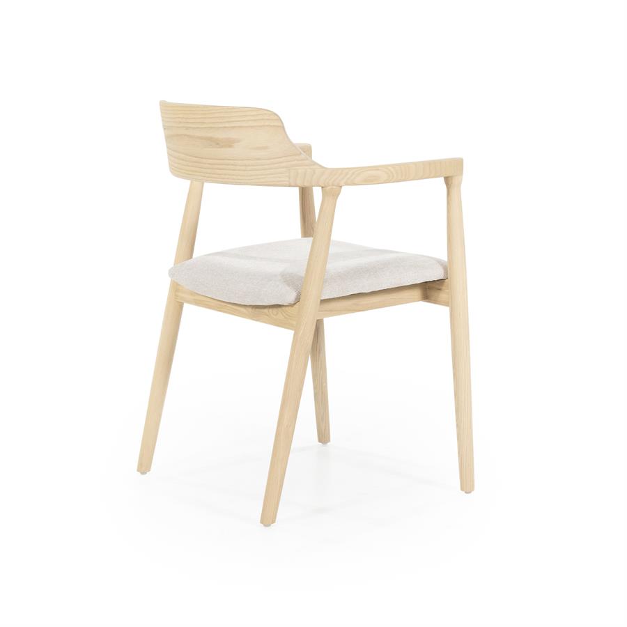 Eetkamerstoel Yorick - Naturel - Afbeelding 19