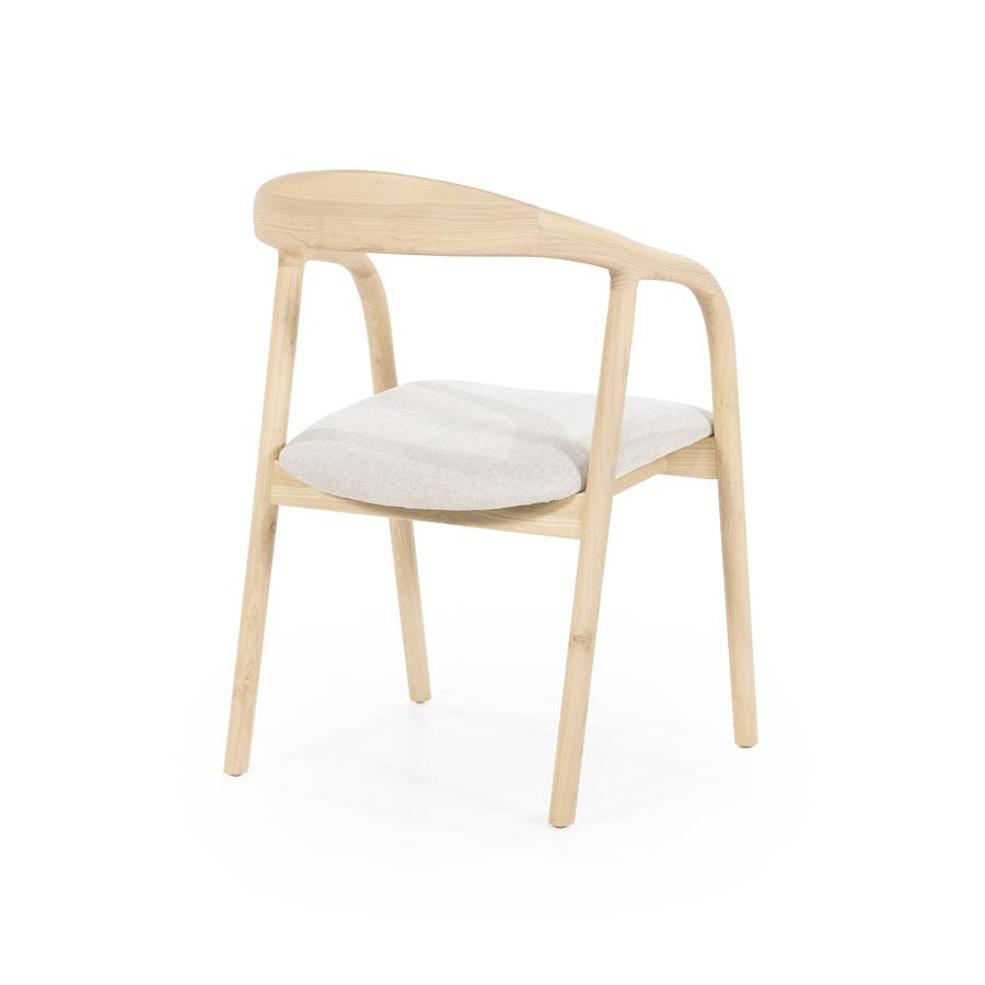 Eetkamerstoel Rayven - Naturel - Afbeelding 18