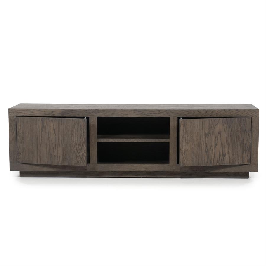 TV-meubel Helsinki Eikenhout 160 cm - Bruin - Afbeelding 8