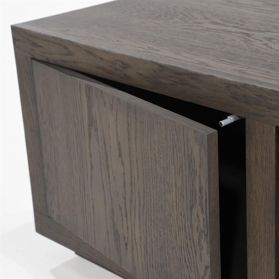 TV-meubel Helsinki Eikenhout 160 cm - Bruin - Afbeelding 12