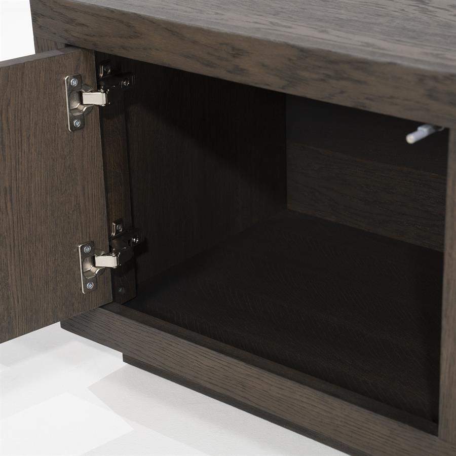 TV-meubel Helsinki Eikenhout 160 cm - Bruin - Afbeelding 13