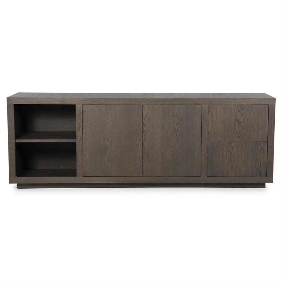 Dressoir Helsinki Eikenhout 200 cm - Bruin - Afbeelding 4