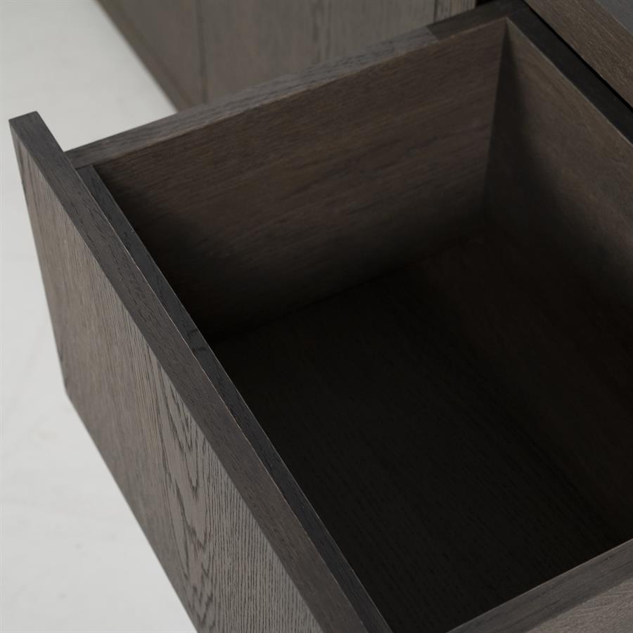 Dressoir Helsinki Eikenhout 200 cm - Bruin - Afbeelding 11