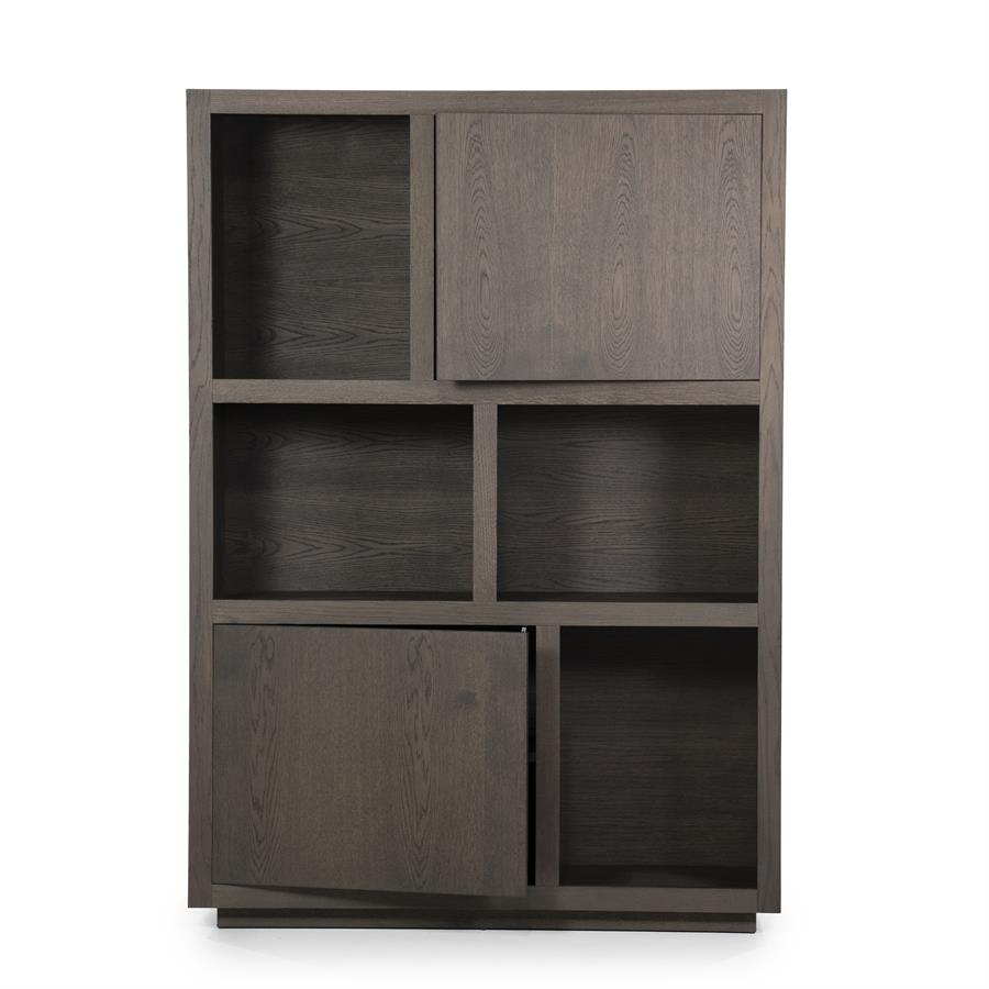 Opbergkast Helsinki Eikenhout 120 x 170 cm - Bruin - Afbeelding 4