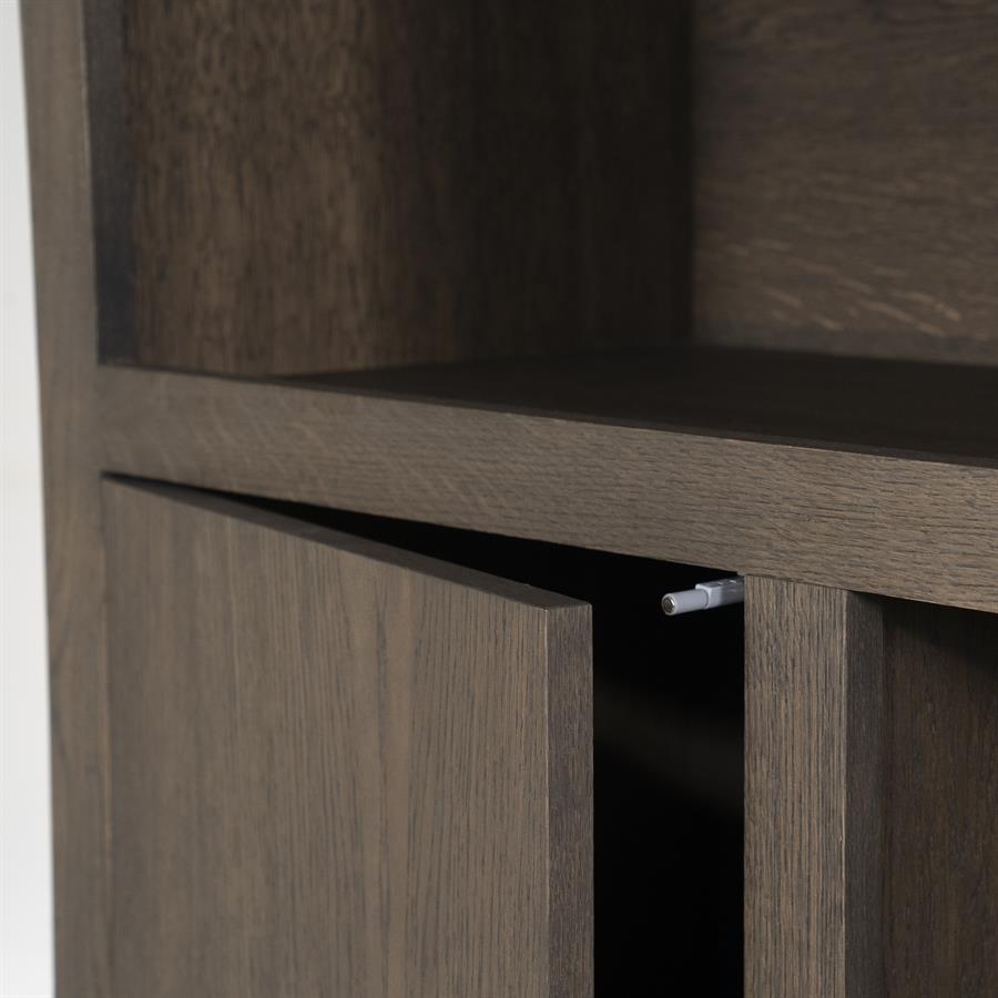 Opbergkast Helsinki Eikenhout 120 x 220 cm - Bruin - Afbeelding 12