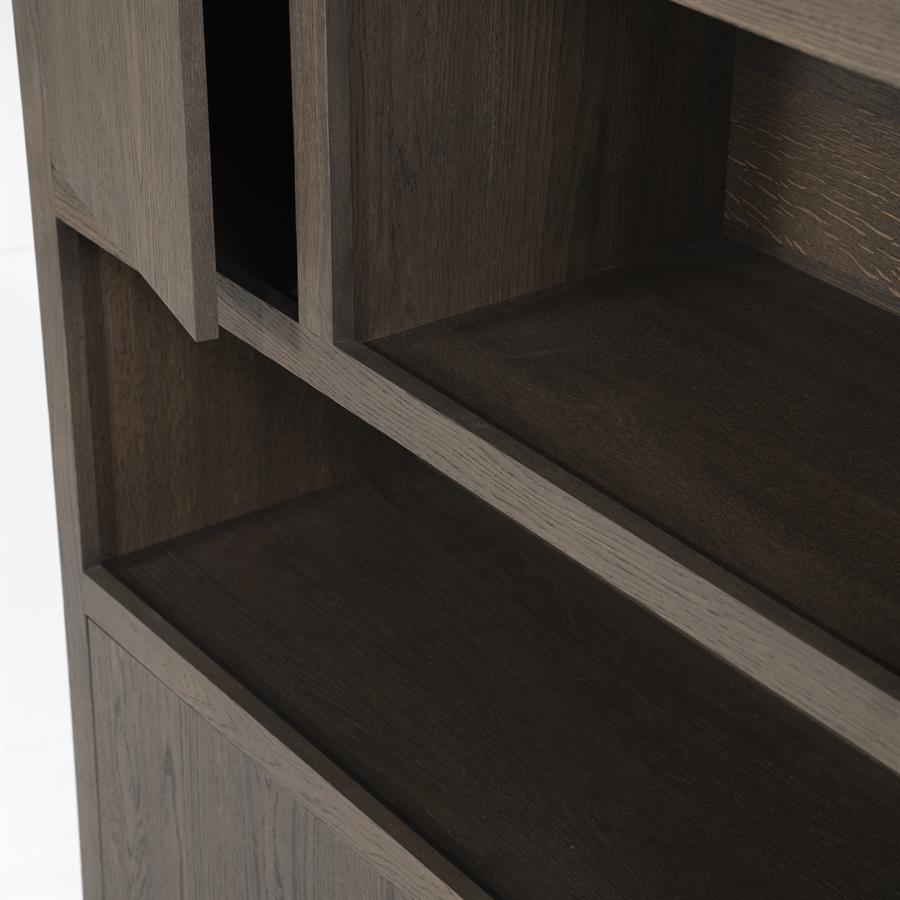 Opbergkast Helsinki Eikenhout 120 x 220 cm - Bruin - Afbeelding 13