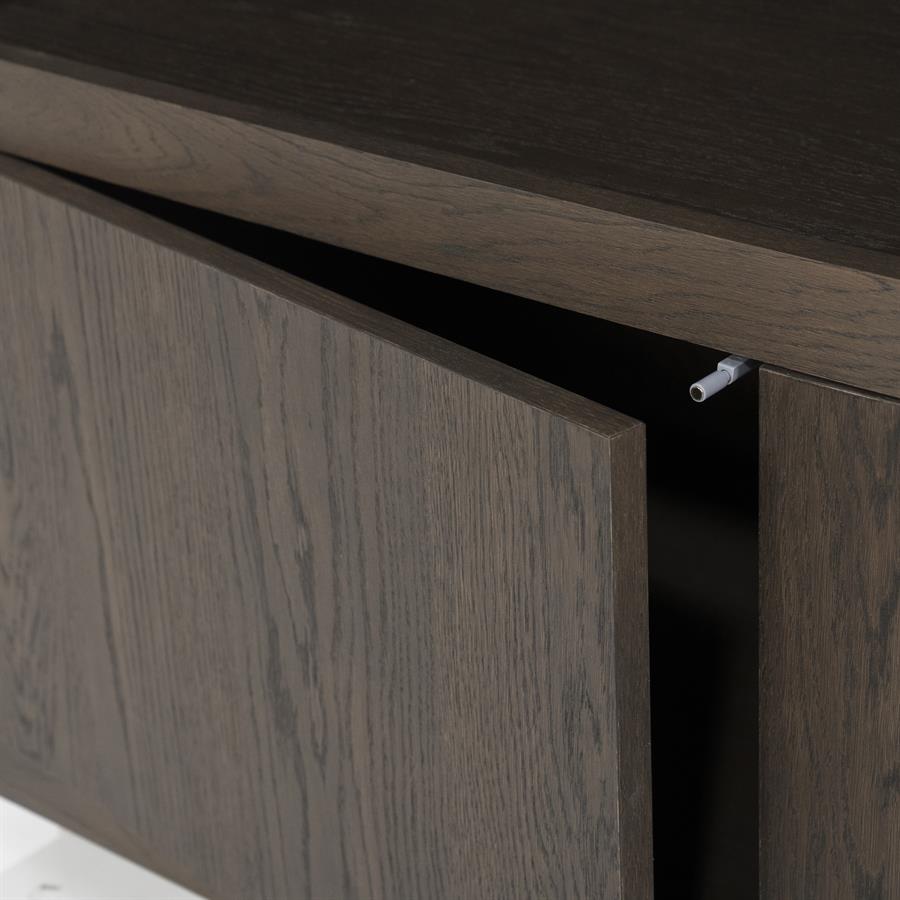 Opbergkast Helsinki Eikenhout 120 x 220 cm - Bruin - Afbeelding 14