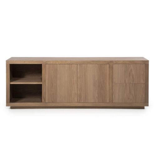 Dressoir Helsinki Eikenhout 200 cm - Lichtbruin - Afbeelding 10