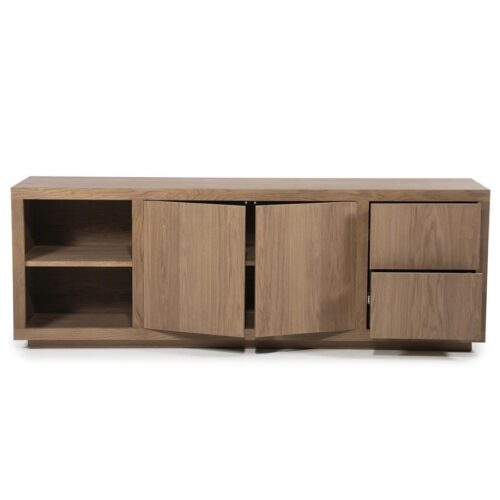 Dressoir Helsinki Eikenhout 200 cm - Lichtbruin - Afbeelding 11