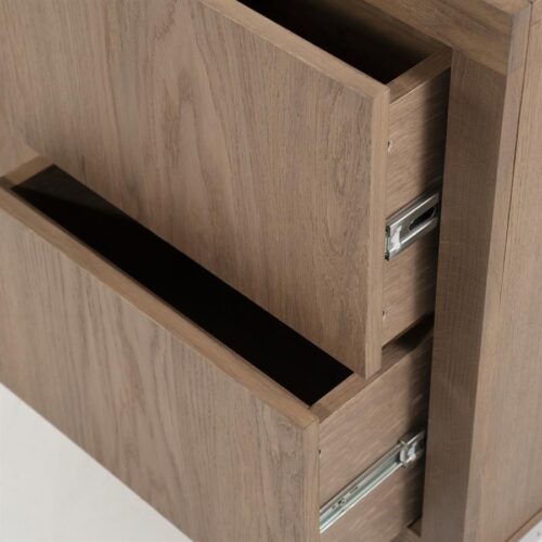Dressoir Helsinki Eikenhout 200 cm - Lichtbruin - Afbeelding 17