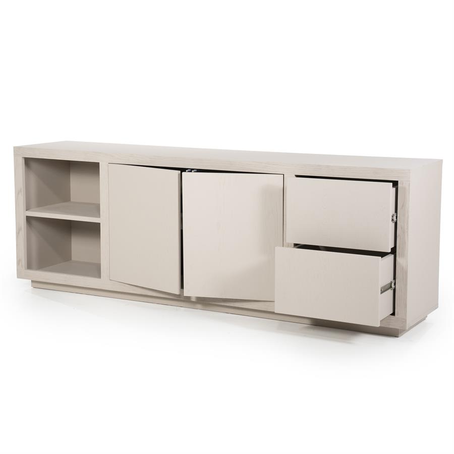 Dressoir Helsinki Eikenhout 200 cm - Taupe - Afbeelding 5