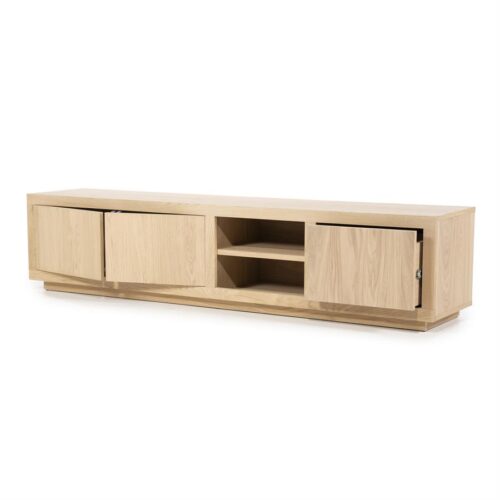 TV-meubel Helsinki Eikenhout 200 cm - Naturel - Afbeelding 9