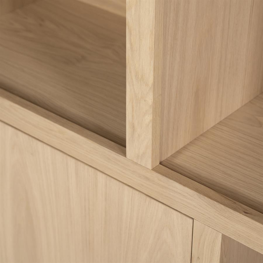 Opbergkast Helsinki Eikenhout 120 x 170 cm - Naturel - Afbeelding 9