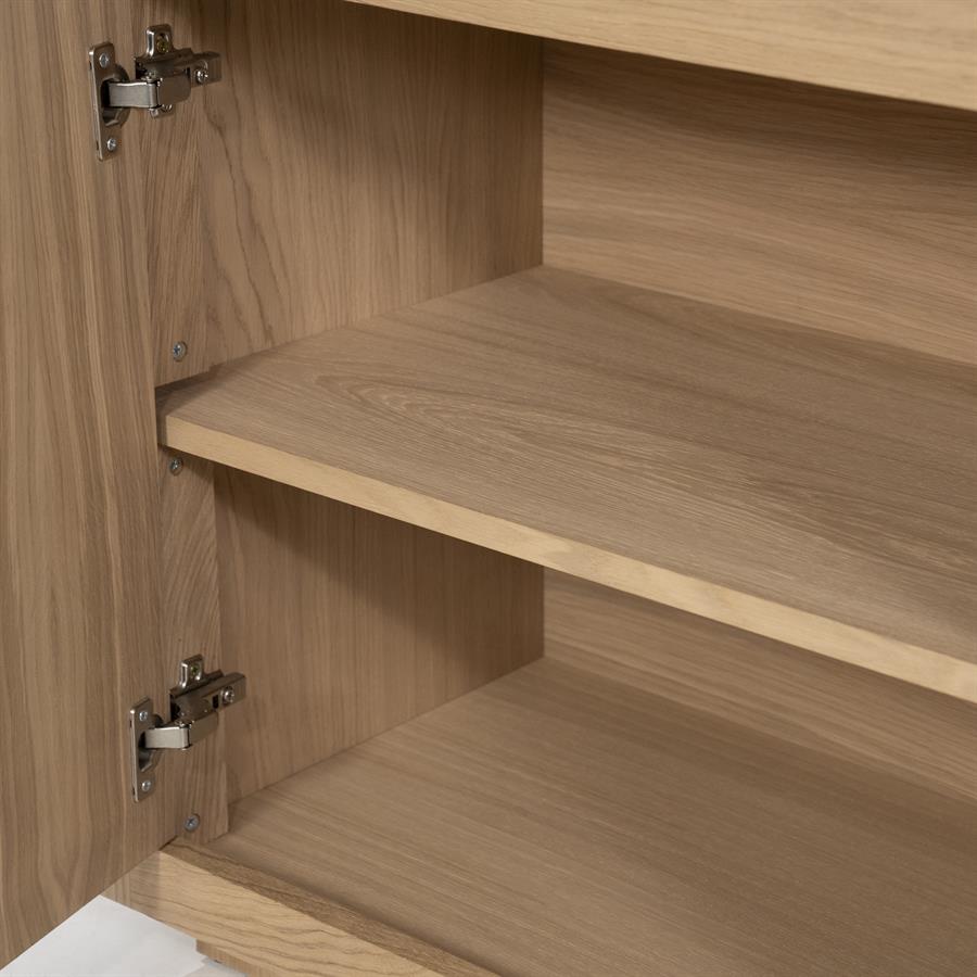 Opbergkast Helsinki Eikenhout 120 x 170 cm - Naturel - Afbeelding 10