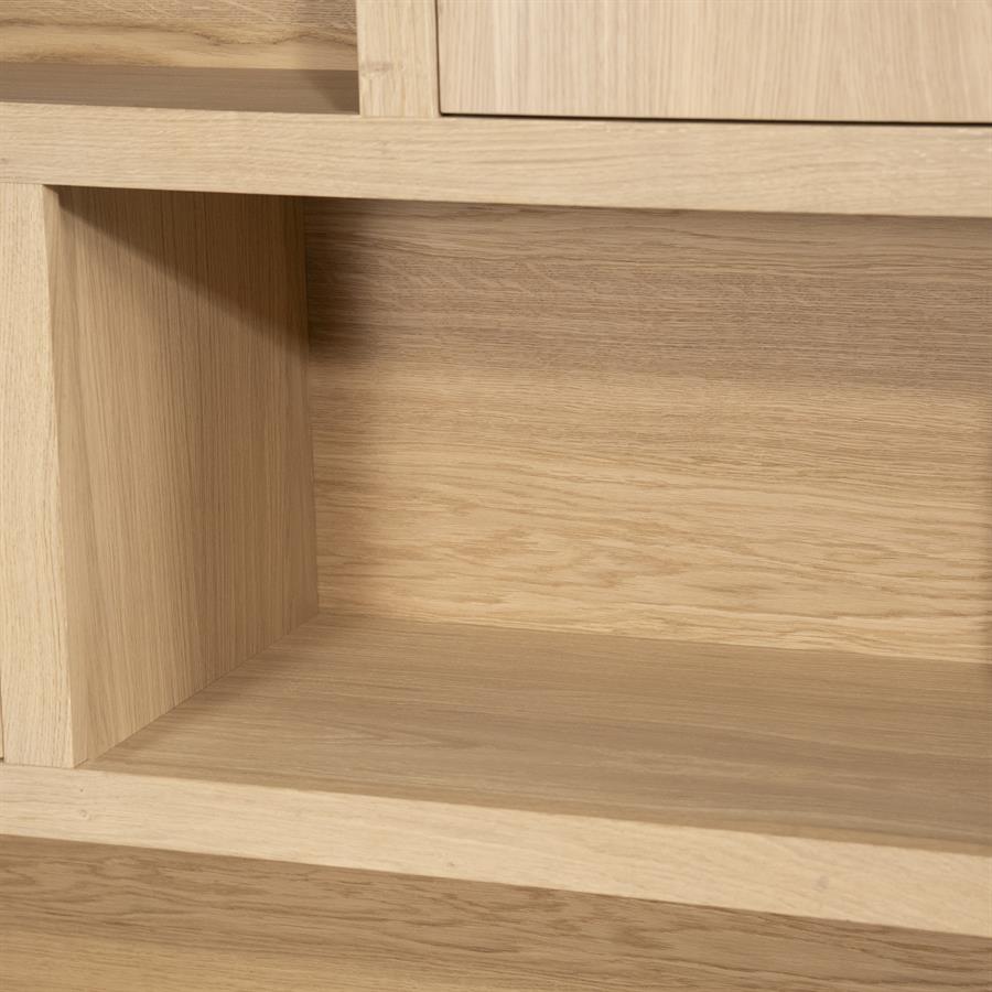 Opbergkast Helsinki Eikenhout 120 x 220 cm - Naturel - Afbeelding 16