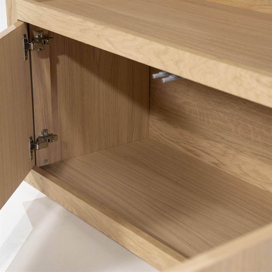 Opbergkast Helsinki Eikenhout 120 x 220 cm - Naturel - Afbeelding 17