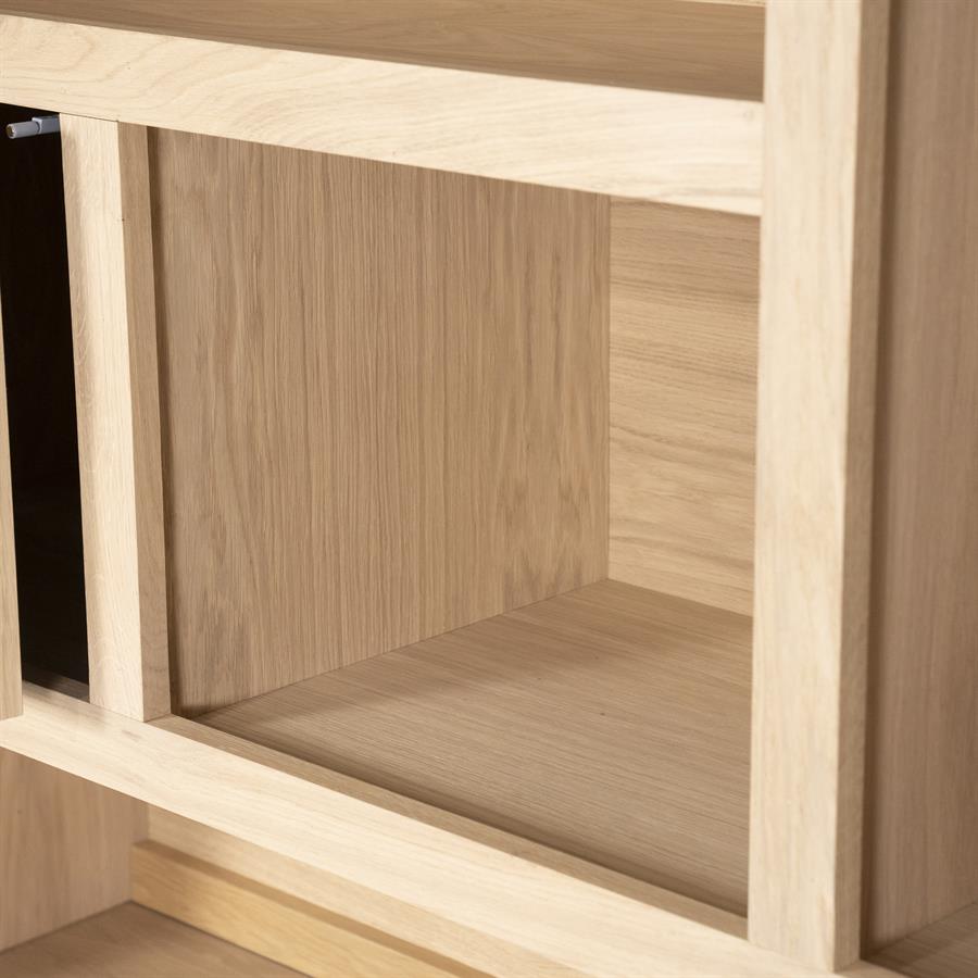 Opbergkast Helsinki Eikenhout 150 x 220 cm - Naturel - Afbeelding 10