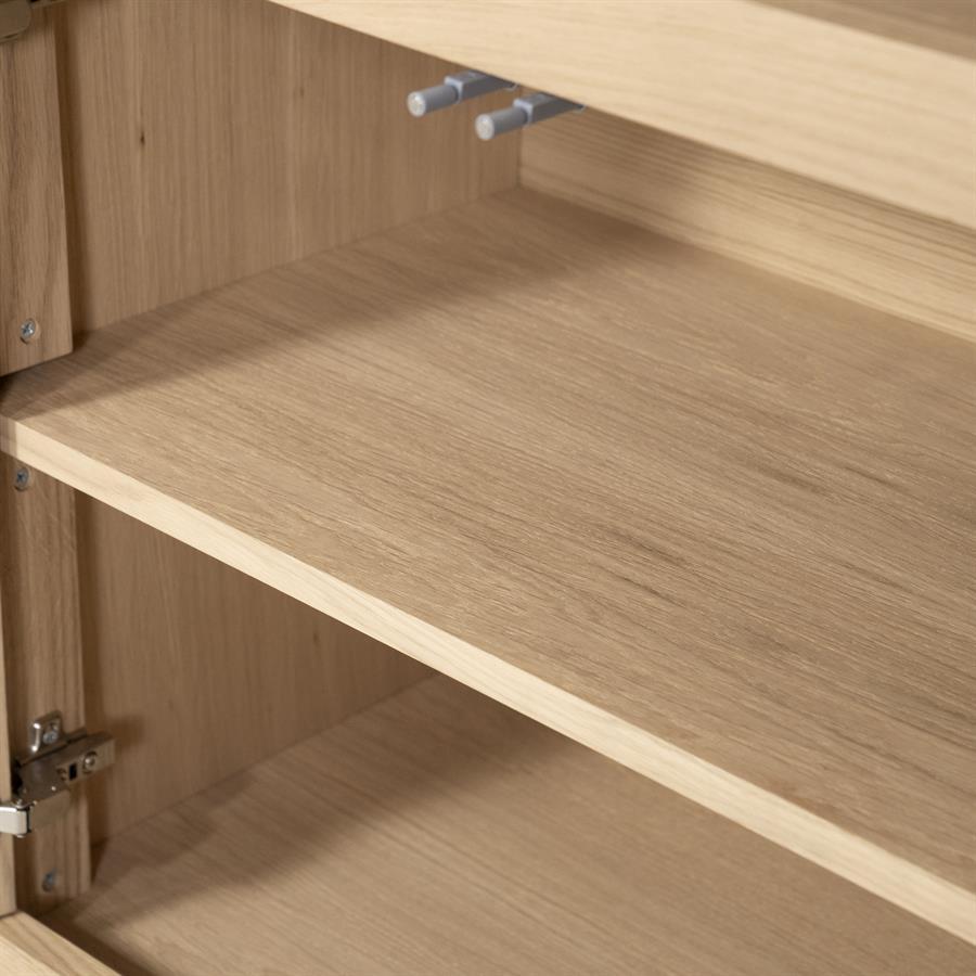 Opbergkast Helsinki Eikenhout 150 x 220 cm - Naturel - Afbeelding 15