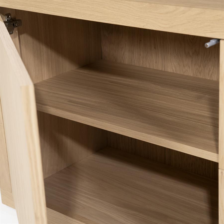Opbergkast Helsinki Eikenhout 200 x 220 cm - Naturel - Afbeelding 19