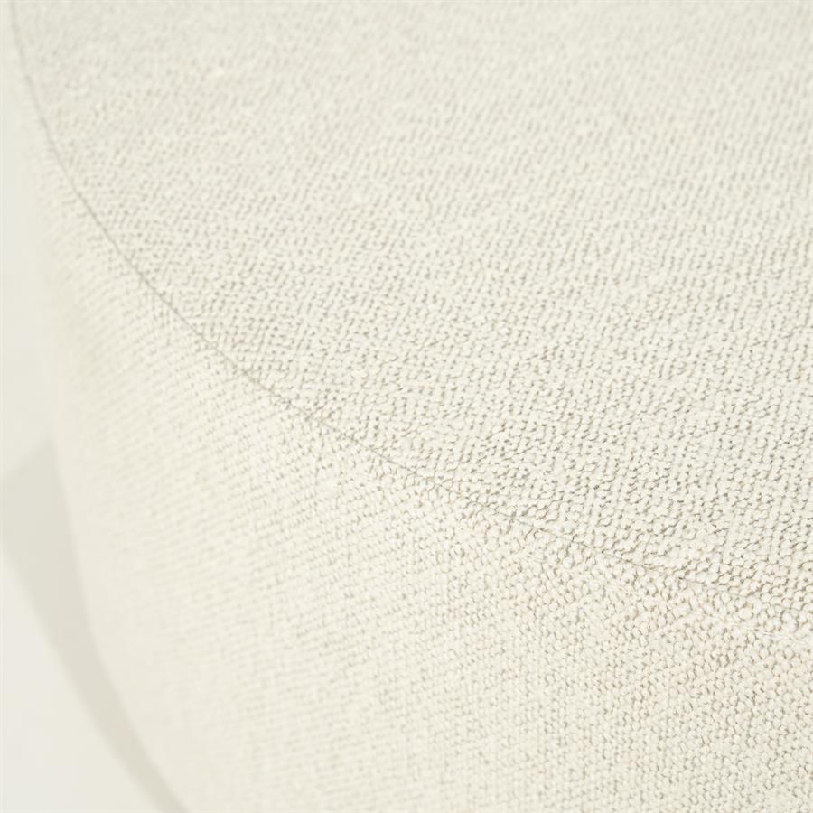 Poef Avah Bouclé 80cm - Beige - Afbeelding 6