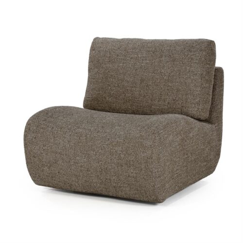 Draaibare Fauteuil Lucia - Bruin - Afbeelding 3