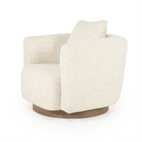 Draaifauteuil Jordan Grove Bouclé - Beige - Afbeelding 34