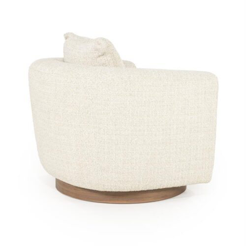 Draaifauteuil Jordan Grove Bouclé - Beige - Afbeelding 40