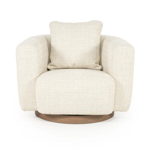 Draaifauteuil Jordan Grove Bouclé - Beige - Afbeelding 44