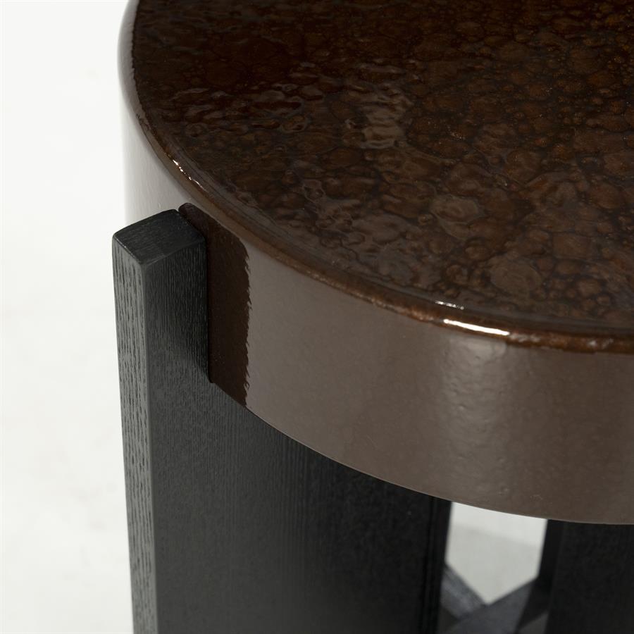 Ronde Bijzettafel Juliet 40cm - Bruin - Afbeelding 12
