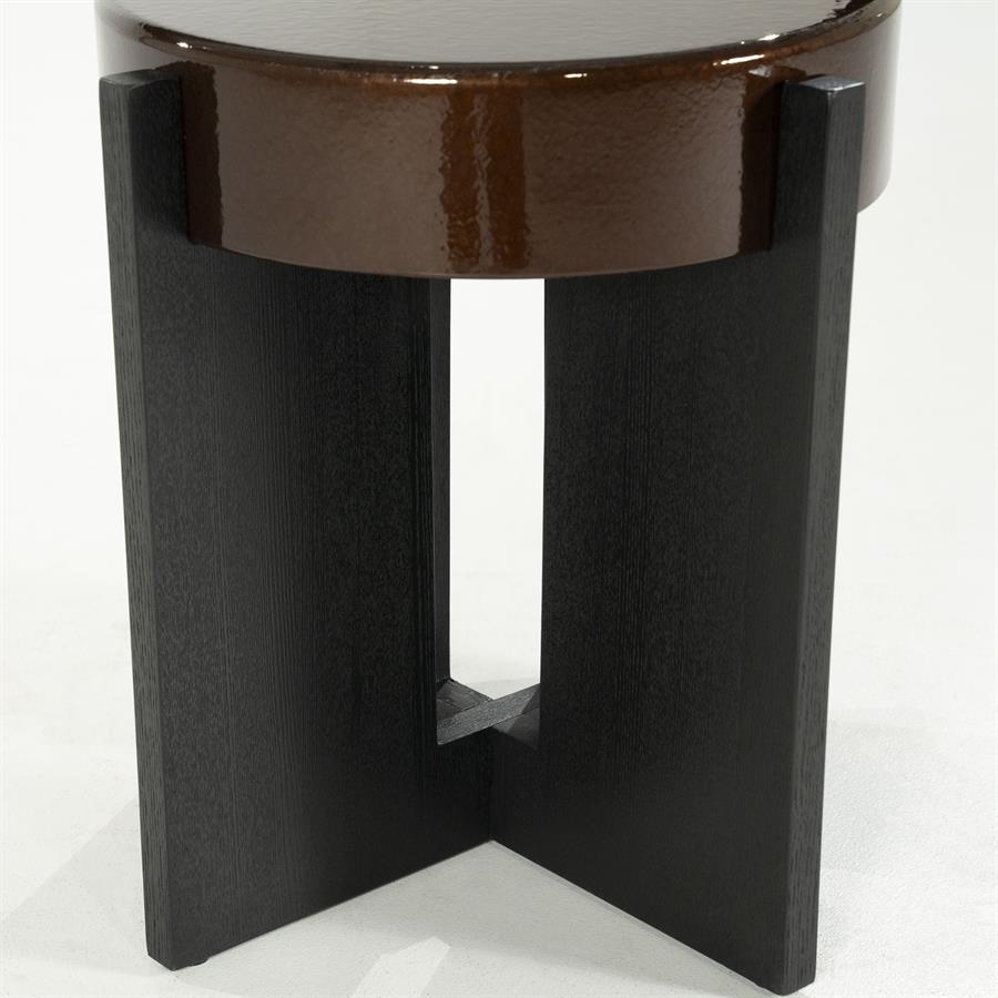 Ronde Bijzettafel Juliet 40cm - Bruin - Afbeelding 14