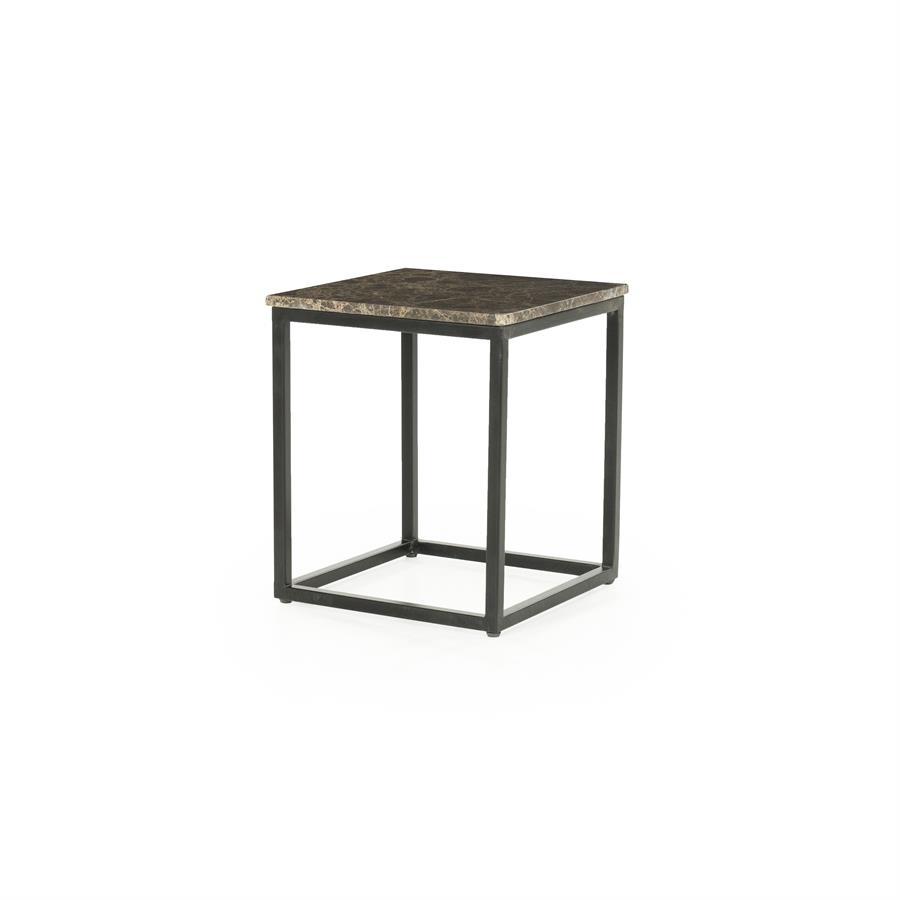 Vierkante Bijzettafel Rico Marmer 38 x 38cm - Afbeelding 8
