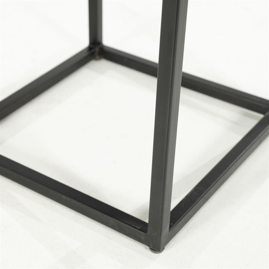Vierkante Bijzettafel Rico Marmer 38 x 38cm - Afbeelding 10