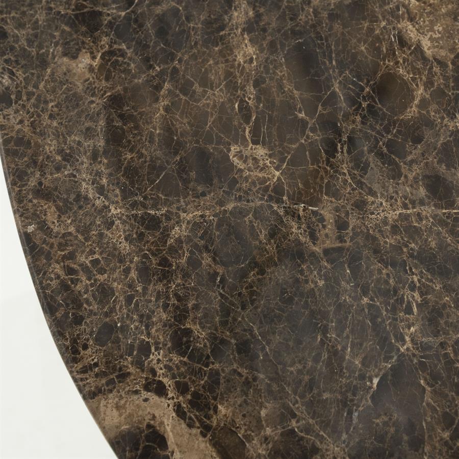 Organische Salontafel Bradley Marmer en mangohout 120 x 75cm - Afbeelding 14