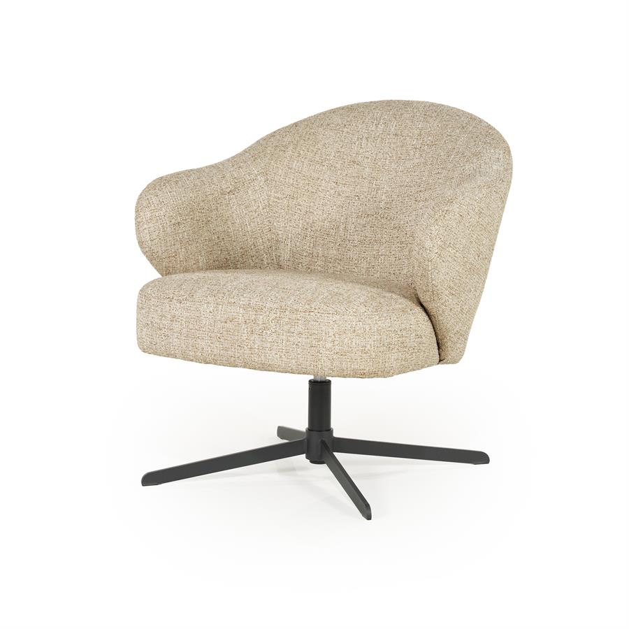 Draaifauteuil Connor - Taupe - Afbeelding 3