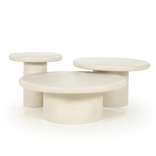 Ronde Bijzettafel Jade Magnesium oxide - 45 cm - Afbeelding 8