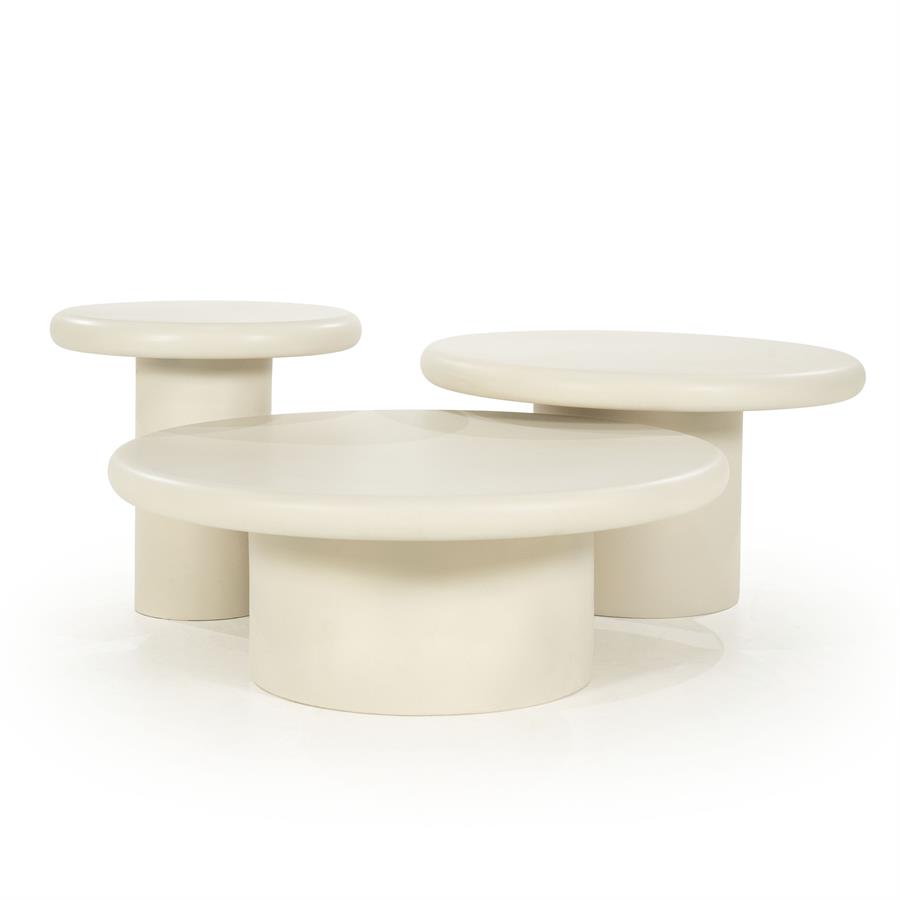 Ronde Bijzettafel Jade Magnesium oxide - 45 cm - Afbeelding 8